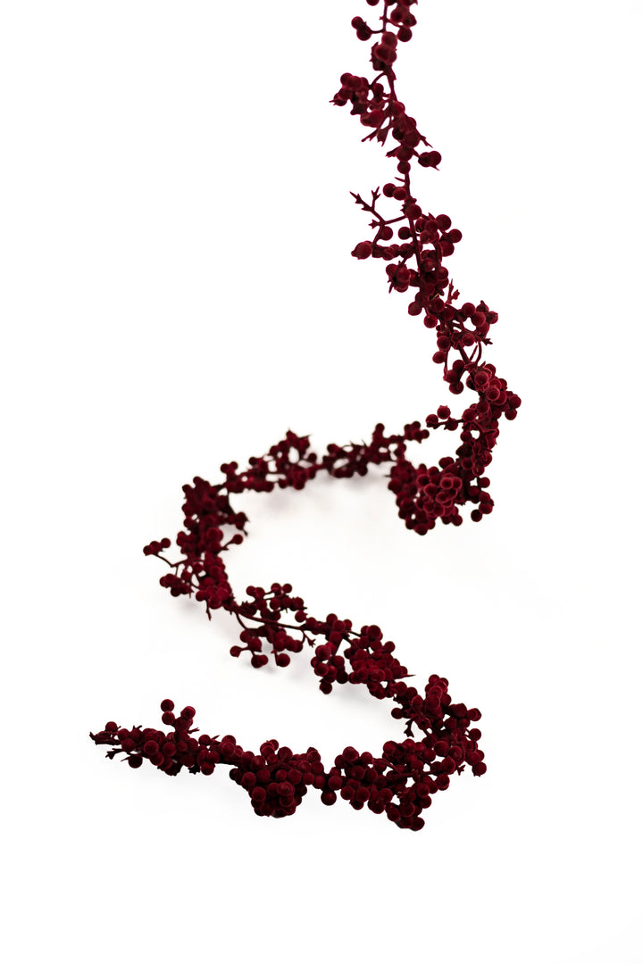 Winterberry Burgundy Garland