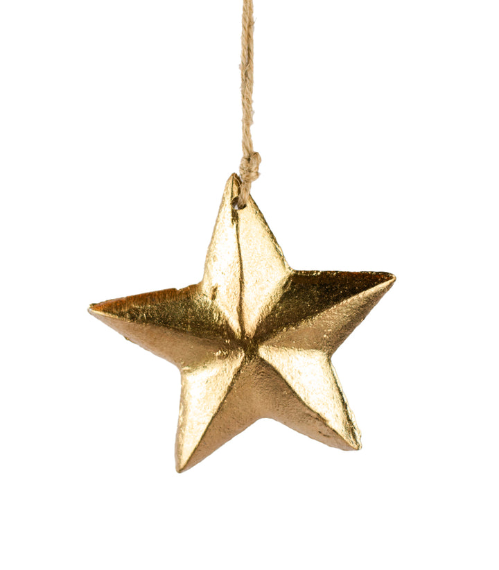 Golden Keepsake Star Ornament
