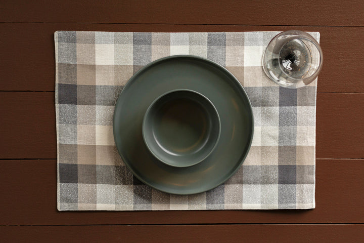 Frosted Check Placemat
