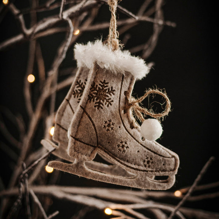Felt Skates Ornament