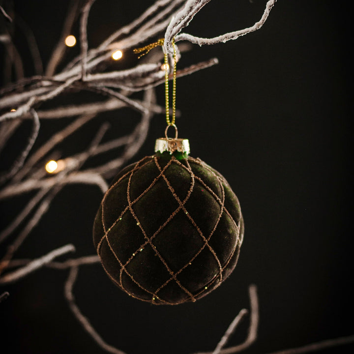Green Velvet Ornament