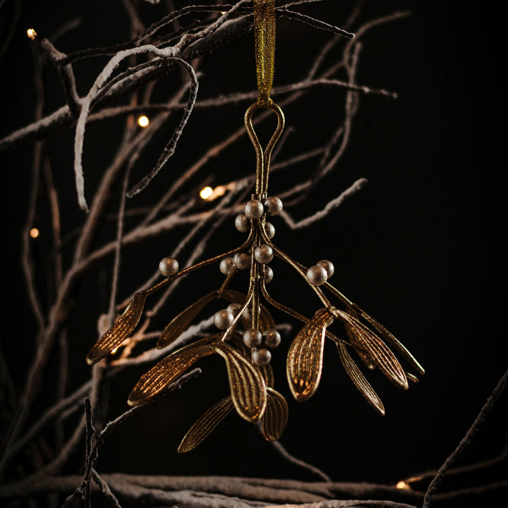 Harvest Mistletoe Branch Ornament