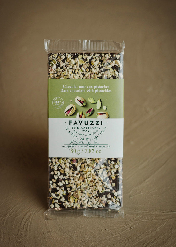 Sicilian Pistachio Dark Chocolate Bar