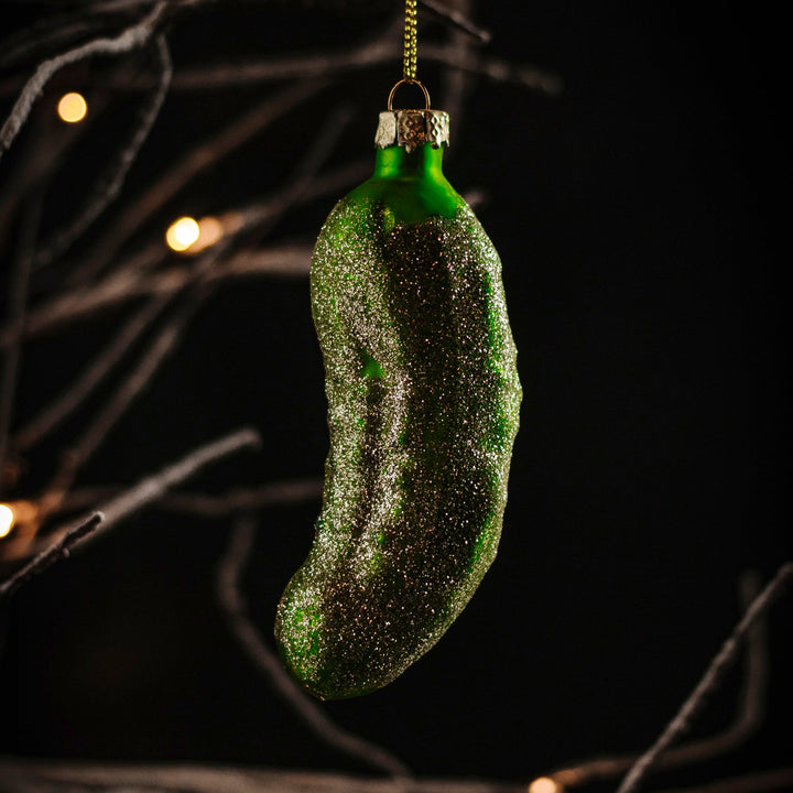 Pickle Vintage Glass Ornament