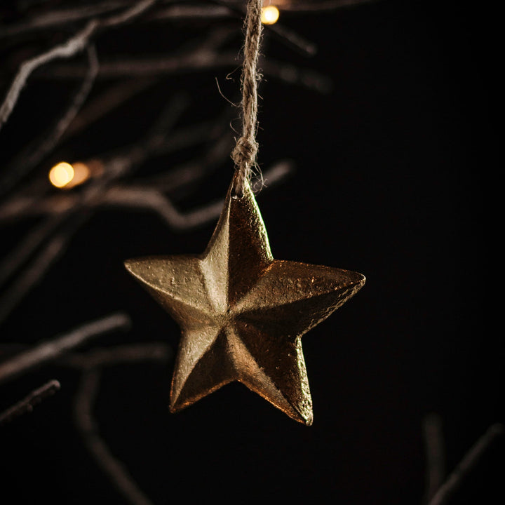 Golden Keepsake Star Ornament