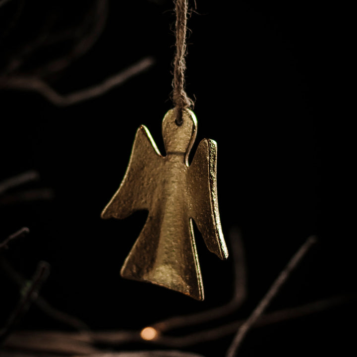 Celeste Gold Angel Ornament