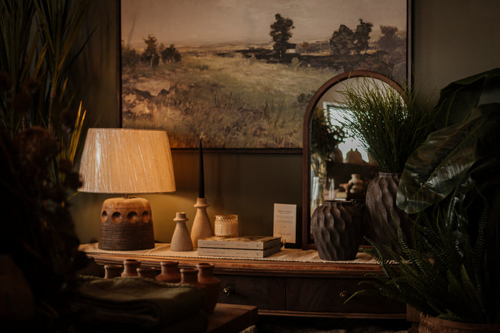 Hillside Tranquility Framed Canvas