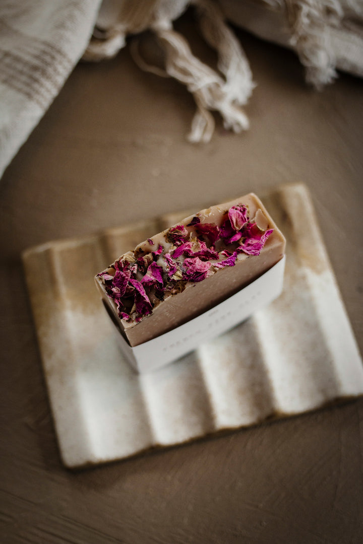 French Pink Clay Body + Face Bar