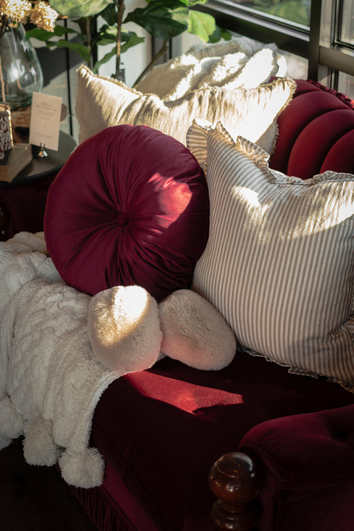 The Sunday Throw Blanket in Cream