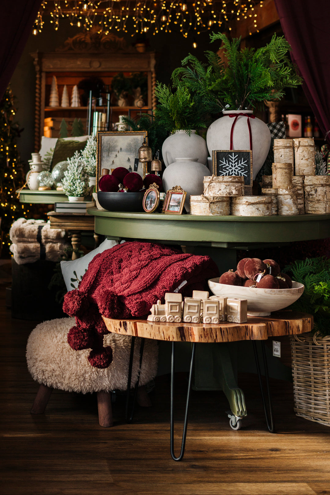 Fireside Sherpa Stool