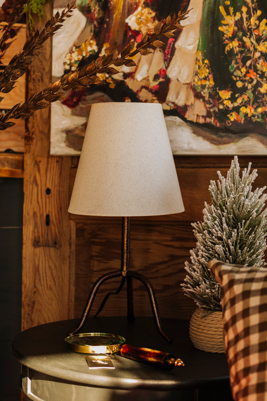 Collins Linen Table Lamp