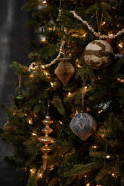 Brown Bottle Brush Ornament