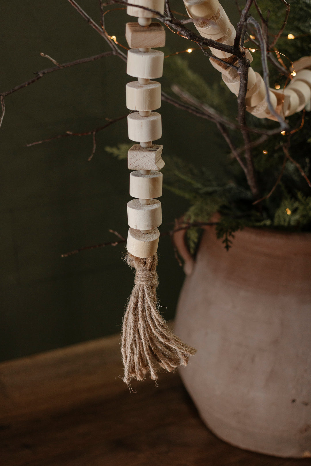 Wooden Bead Garland