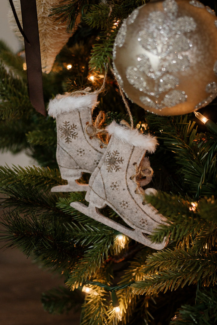 Felt Skates Ornament