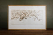 Apple Grove Sketch Framed Canvas Wall Art