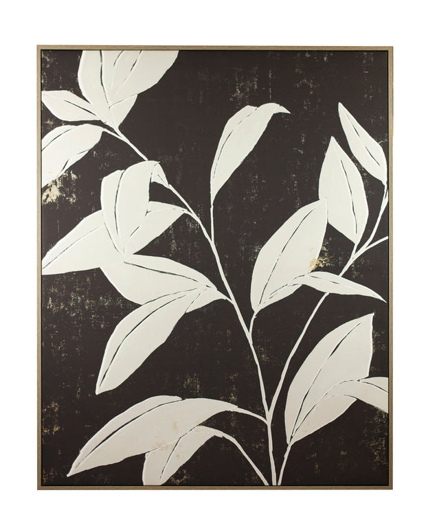 Black White Botanical Wall Art