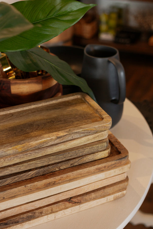 Pastoral Wooden Tray