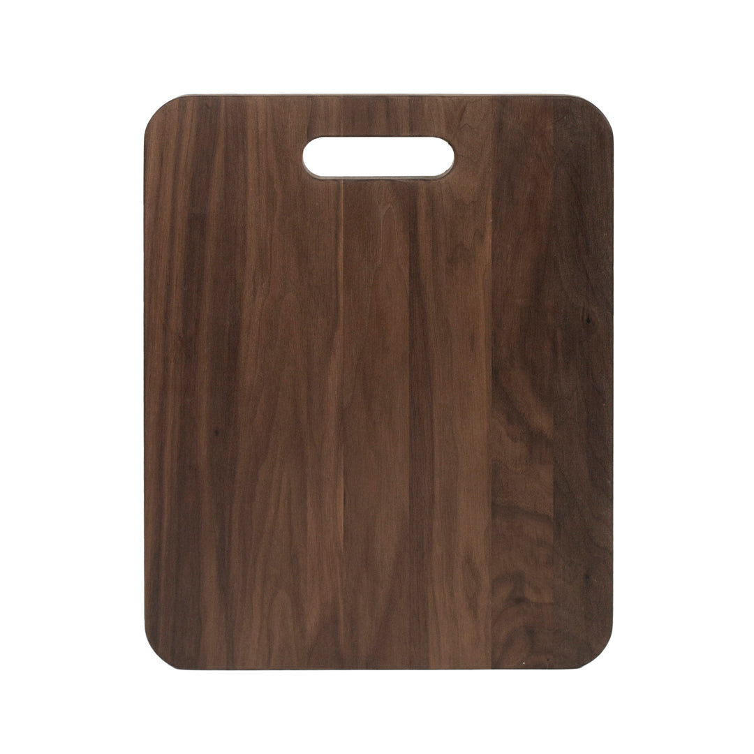 Rectangle Walnut Serving Board with Cutout Handle