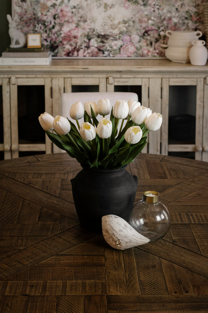 Ivory Real Touch Tulip Stem