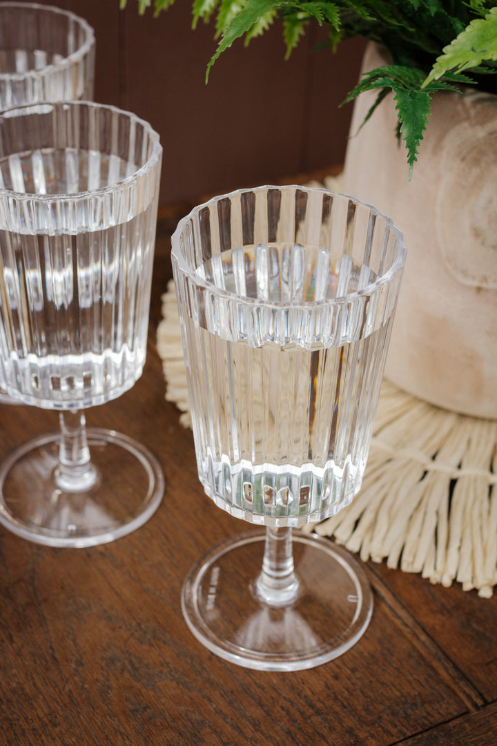 Lila Acrylic Wine Glass Set of 2