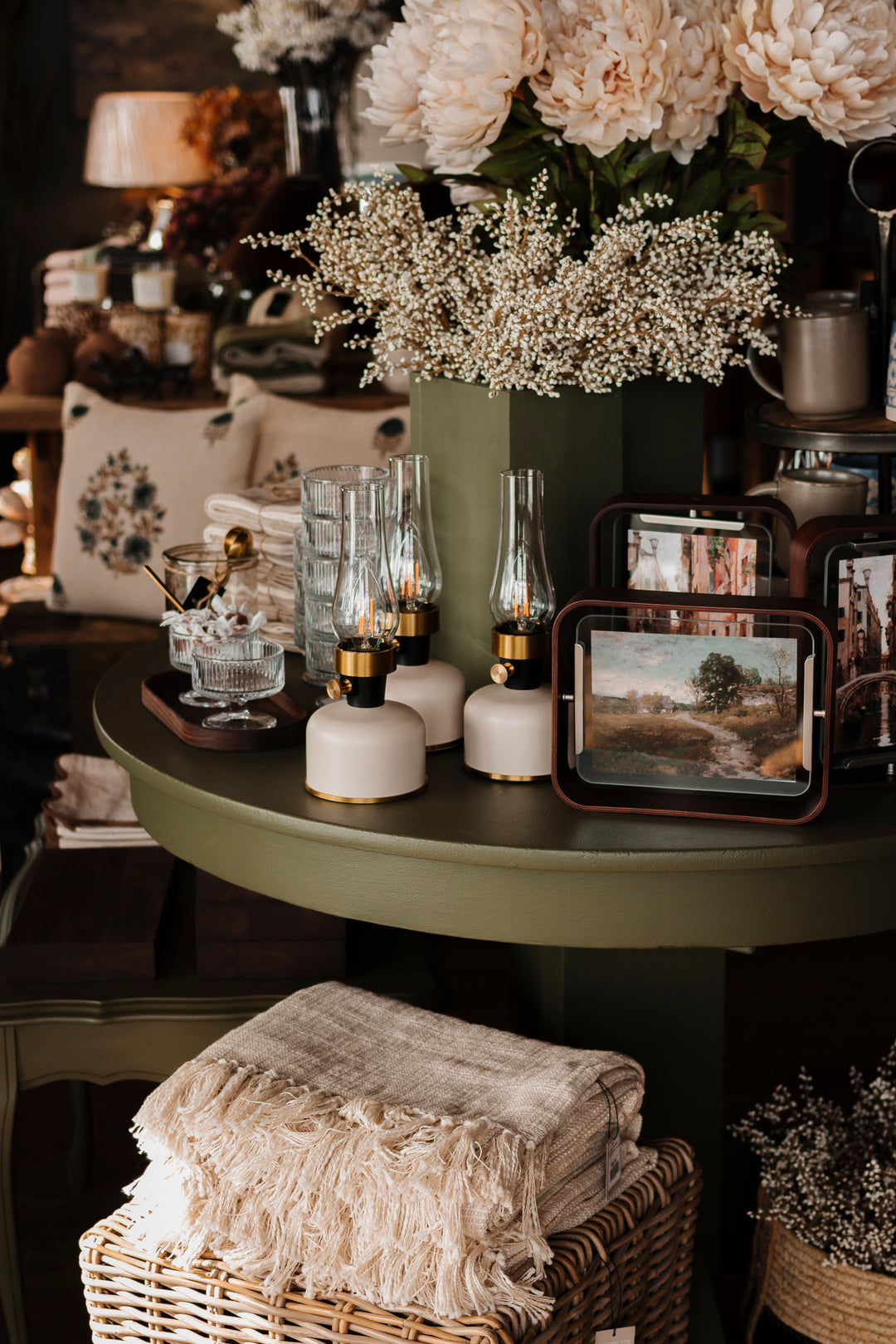 Cream Midnight Lantern