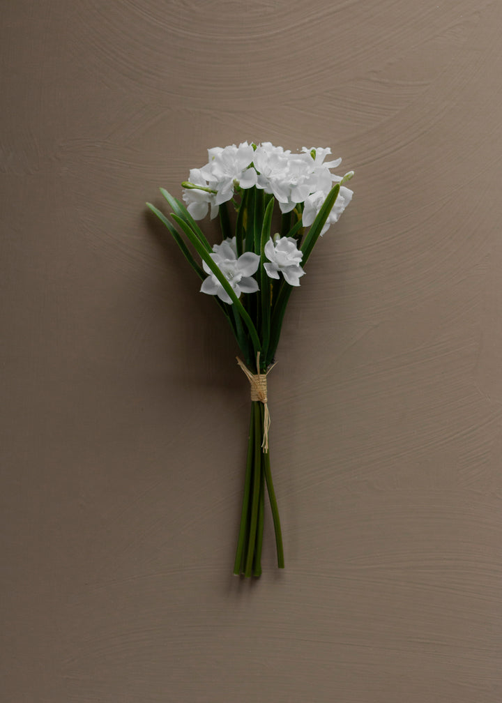 White Daffodil Bundle • Real Touch