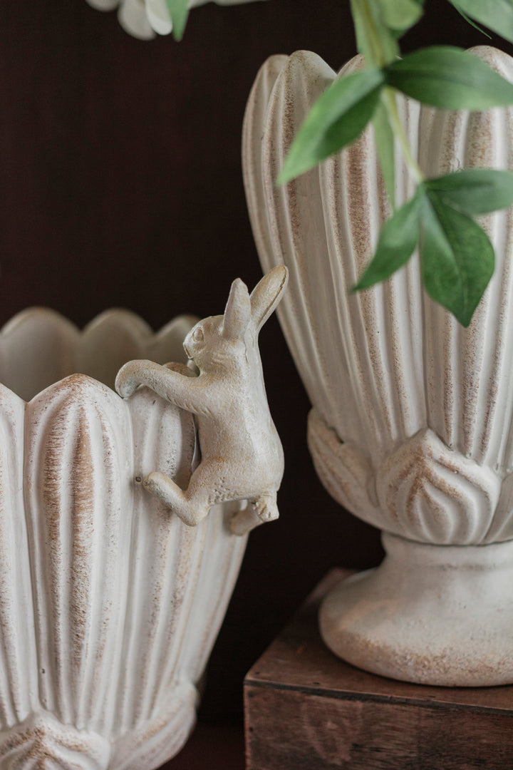 Antique White Hanging Rabbit
