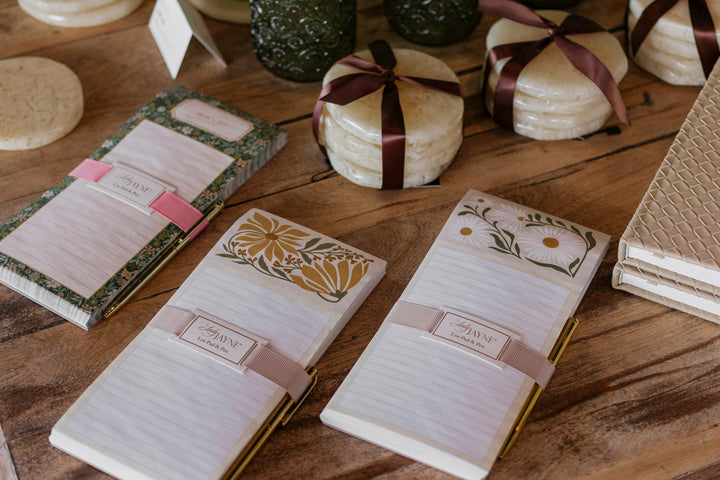 Daisy Market List Pad with Pen