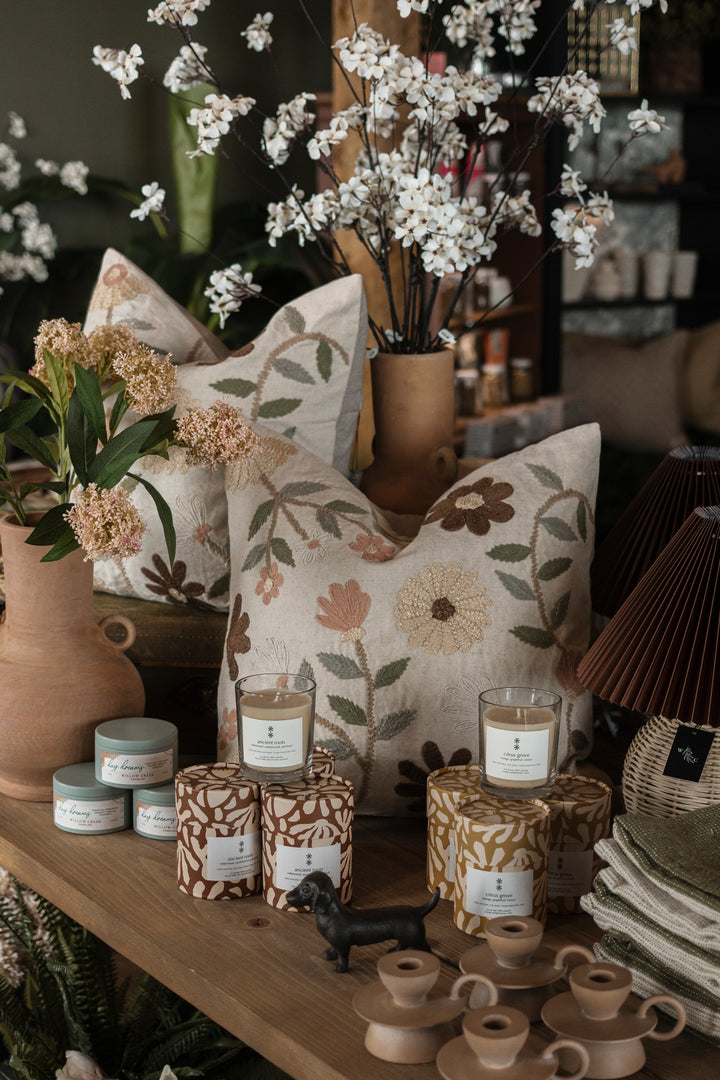 Florence Embroidered Pillow