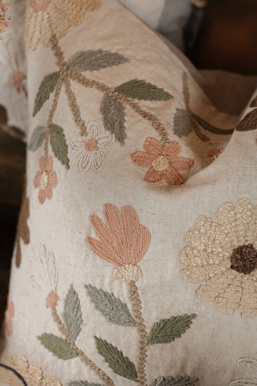 Florence Embroidered Pillow