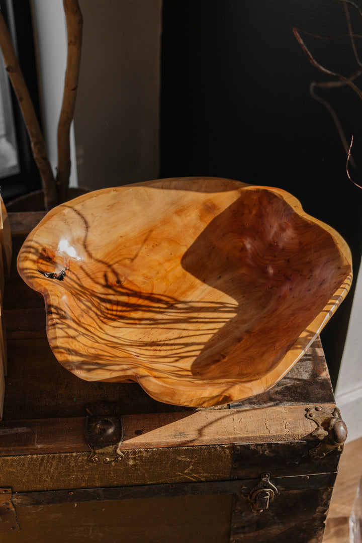 Rustic Costa Fir Wood Bowl