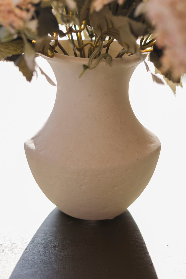 Lila Paper Mâché Bud Vase