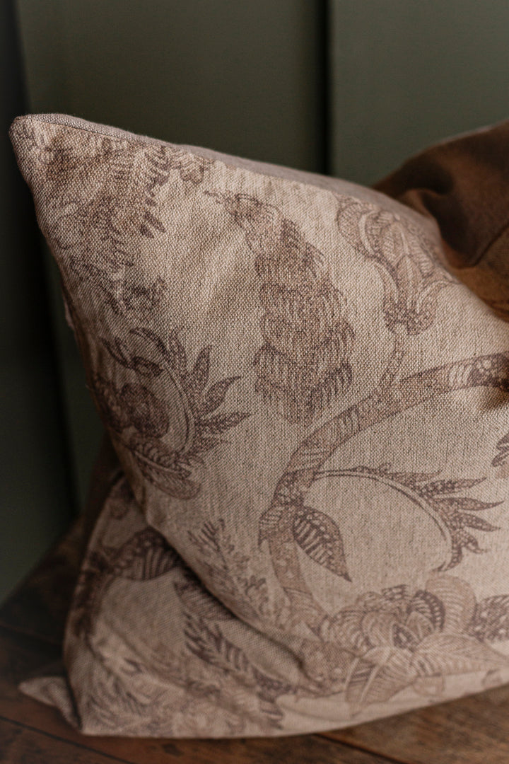 Meadowlark Pillow · Brown