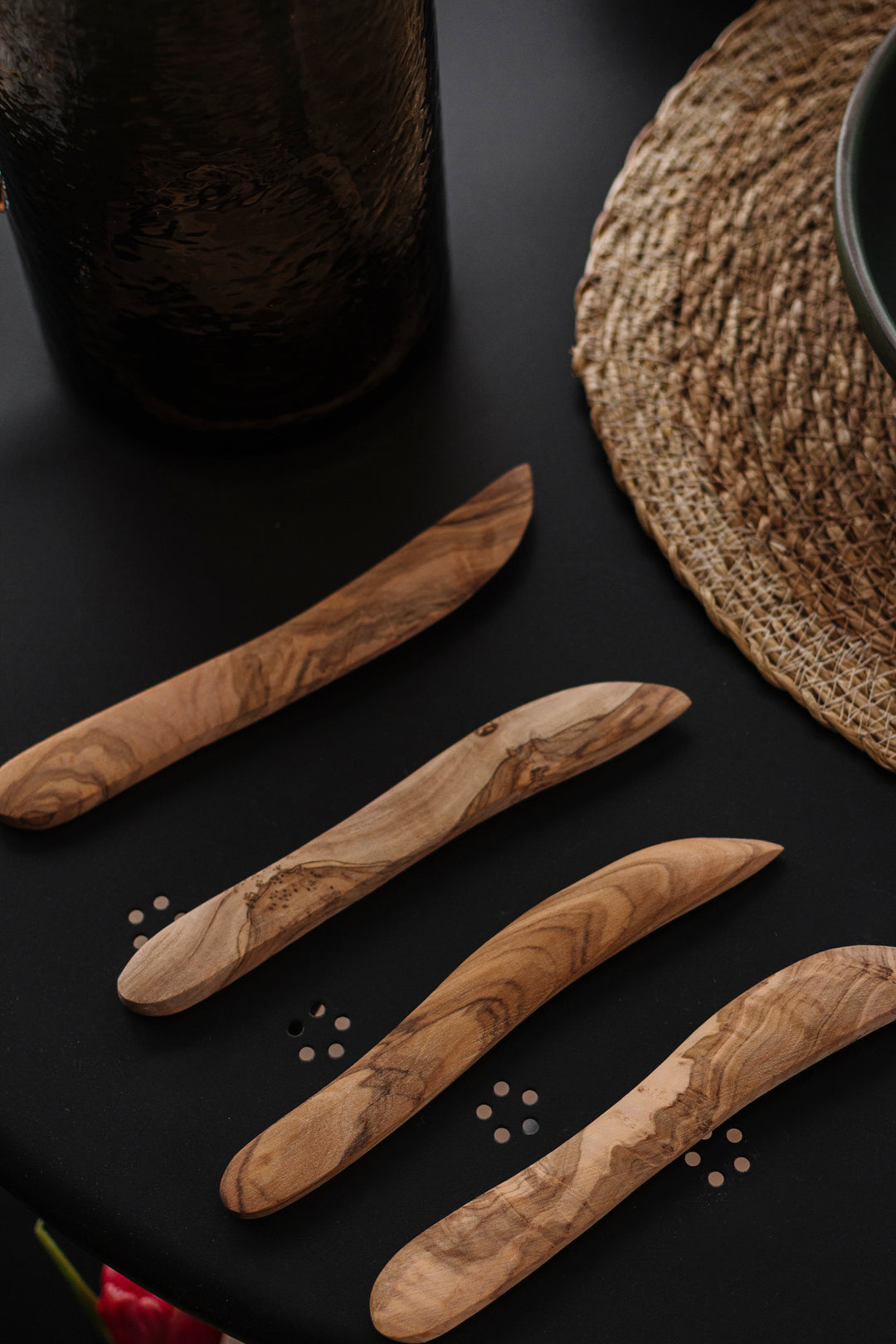 Olivewood Spreader Set