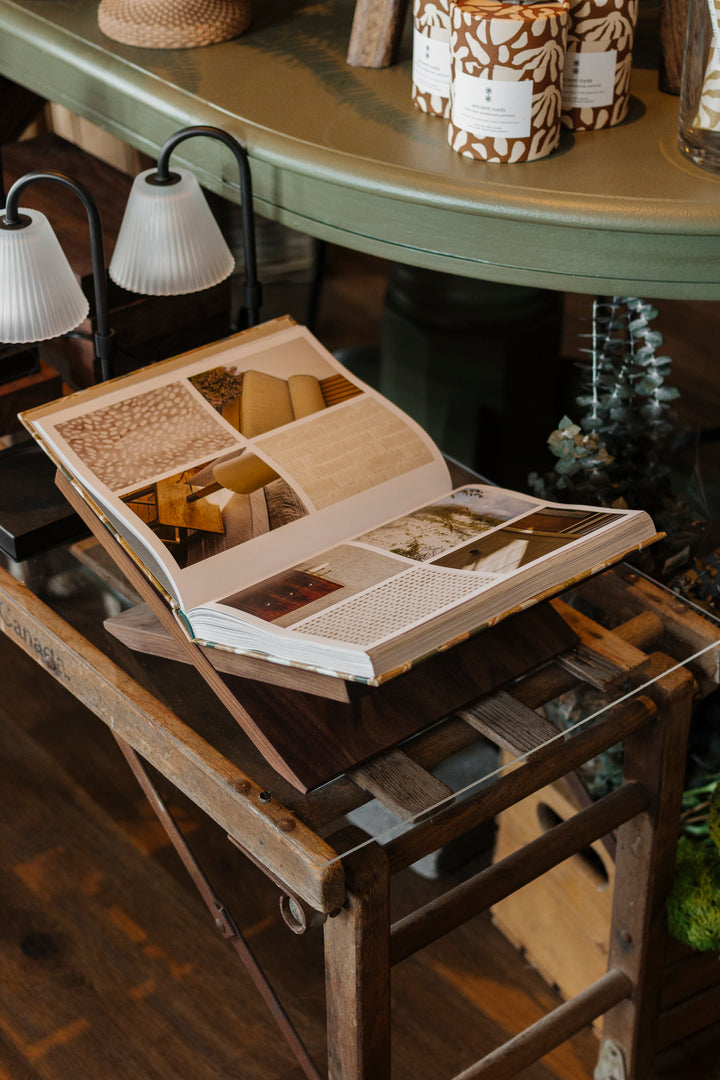 The Open Book | Walnut Book Stand