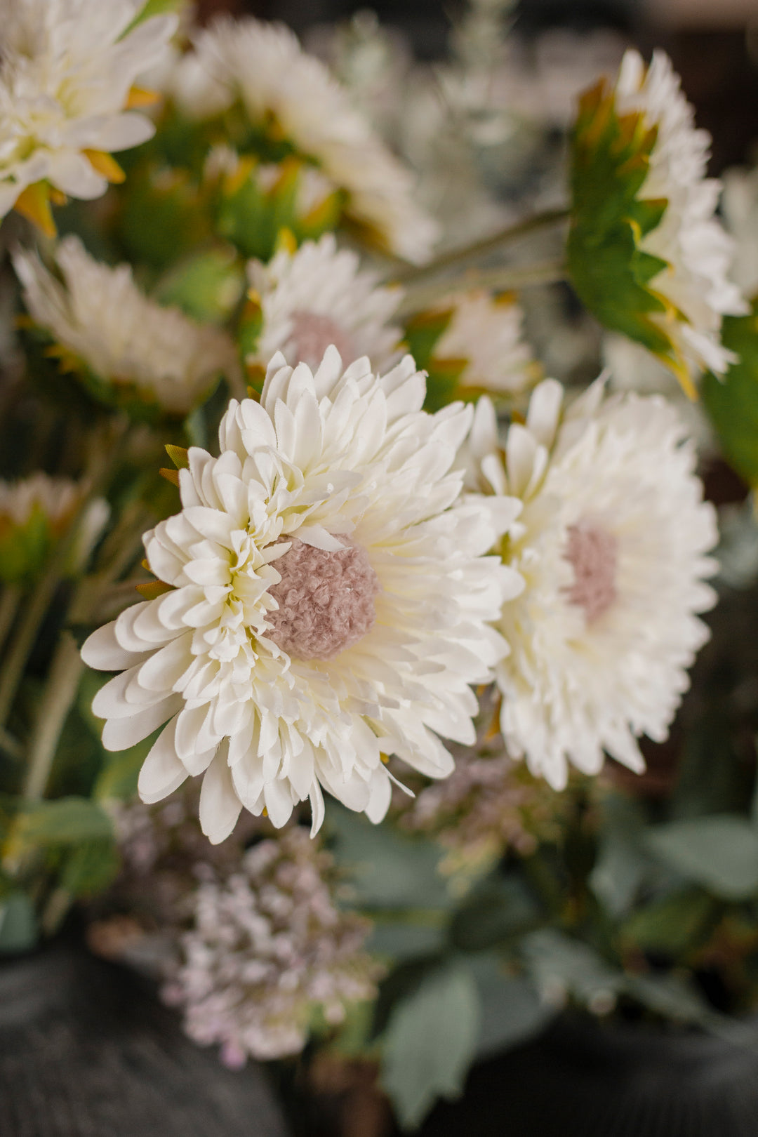 Soft White Garden Bloom Stem