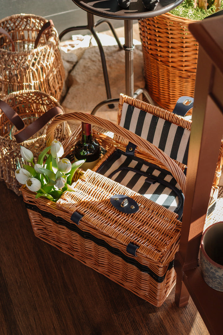 Willow & Canvas Insulated Market Picnic Tote