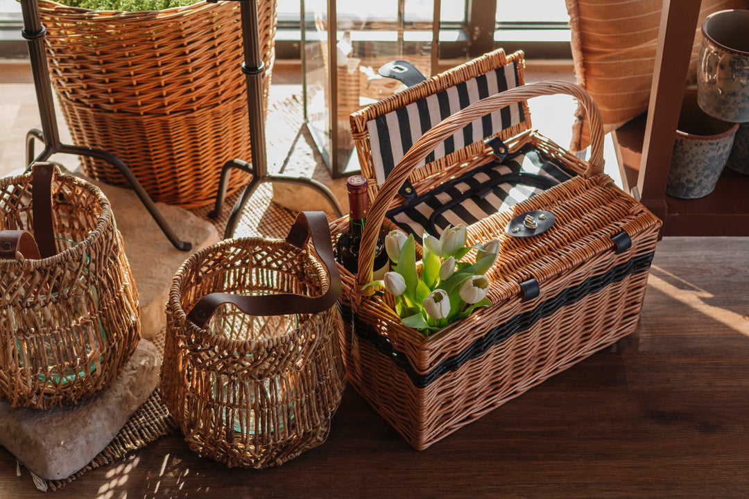 Willow & Canvas Insulated Market Picnic Tote