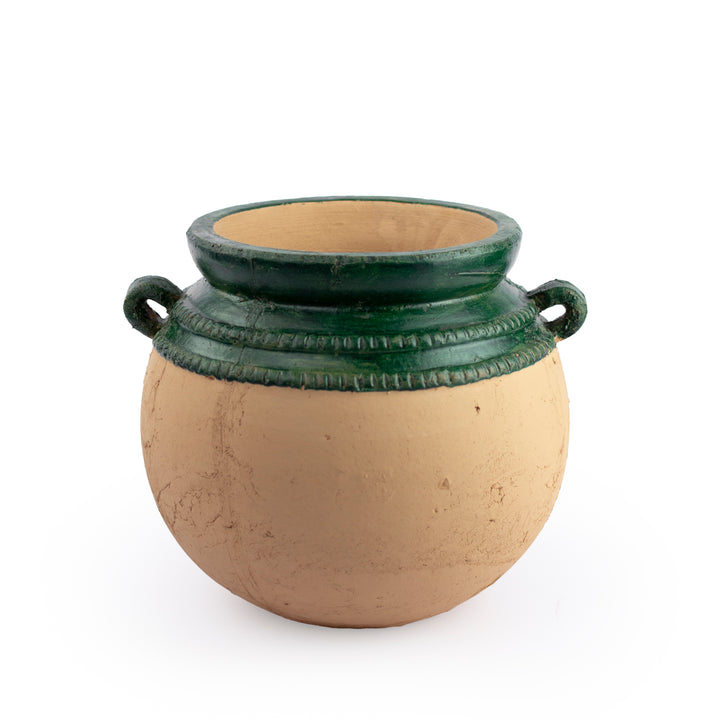 Courtyard Rim Terracotta Vessel