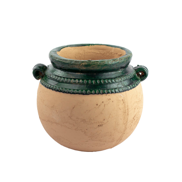 Courtyard Rim Terracotta Vessel
