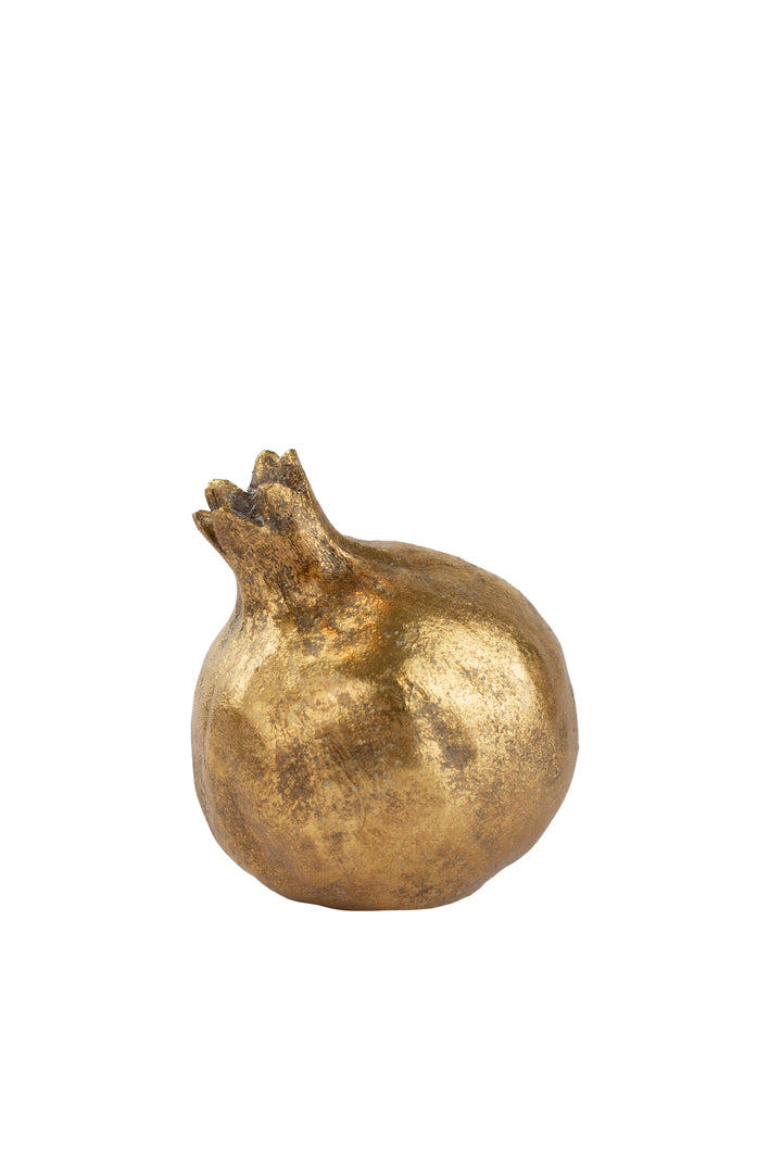 Antique Gold Resin Pomegranate