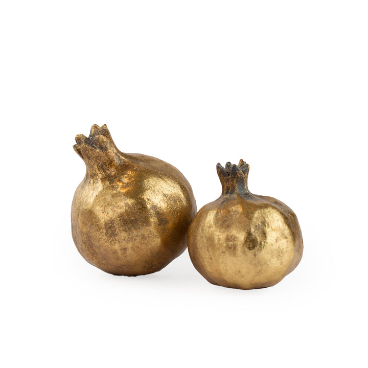 Antique Gold Resin Pomegranate