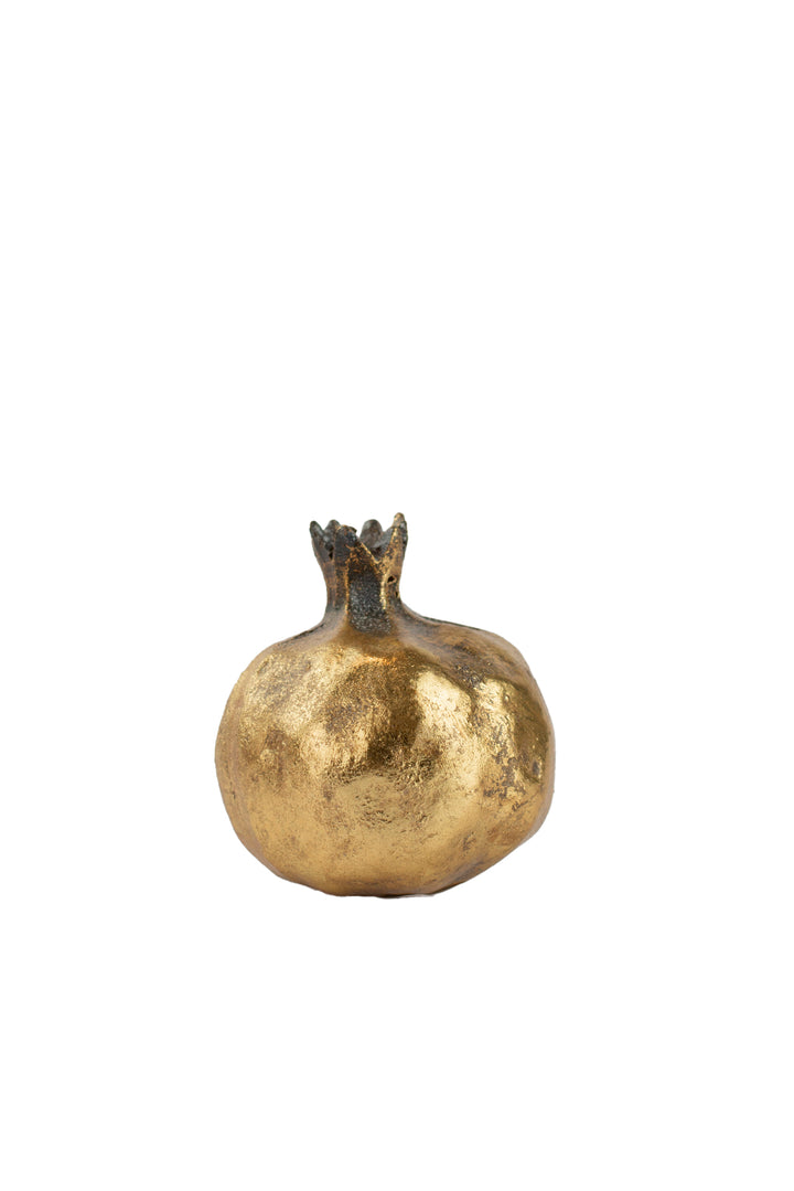 Antique Gold Resin Pomegranate