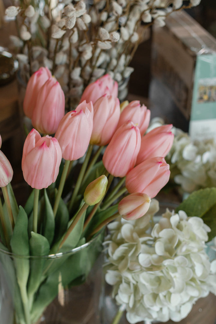 Petal Pink Real Touch Tulip Bundle