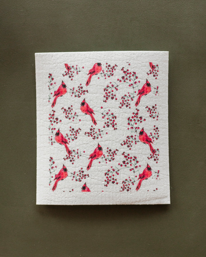 Cardinals Sponge Cloth Red