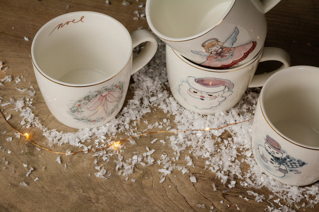 Holiday Cheer Stoneware Mugs