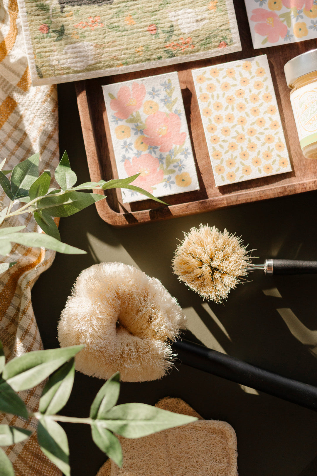 Floral Pop-Up Sponges – Set of 4