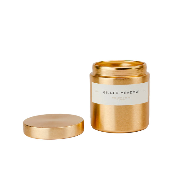 Gilded Meadows 9oz Metal Candle
