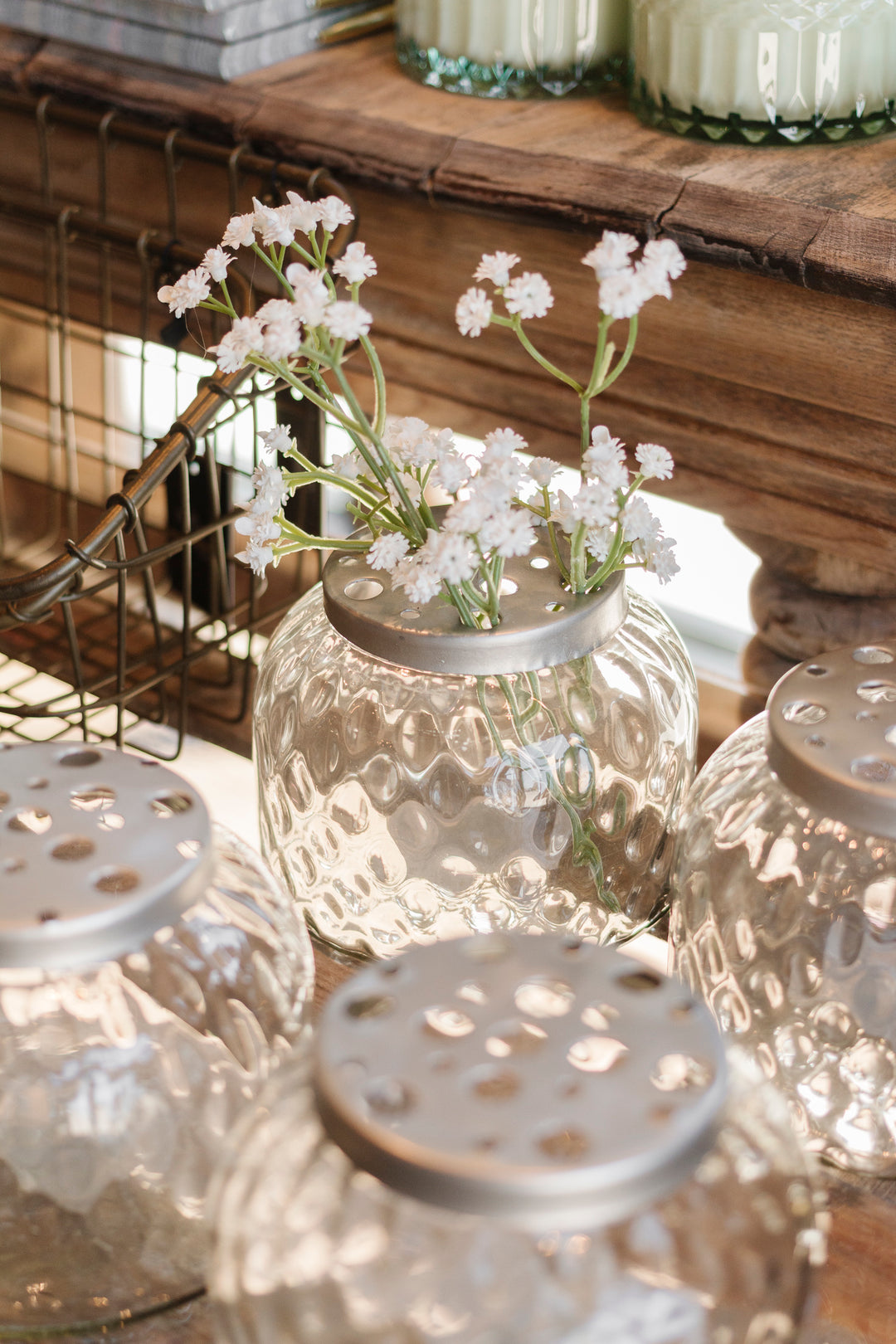 Gathered Stem Vase