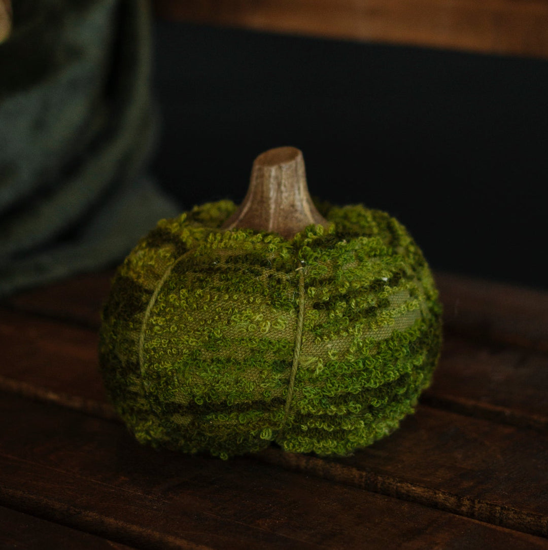 Mini Bouclé & Velvet Pumpkins